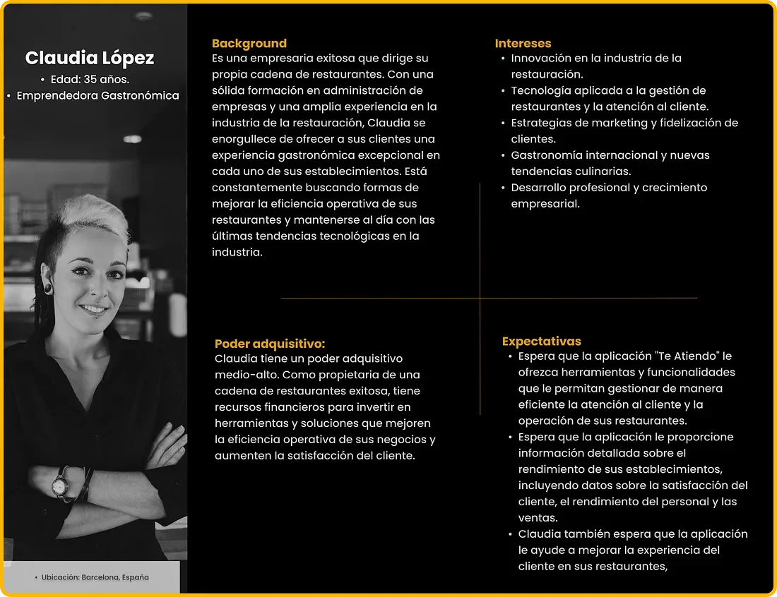 Journey map de Te Atiendo parte uno