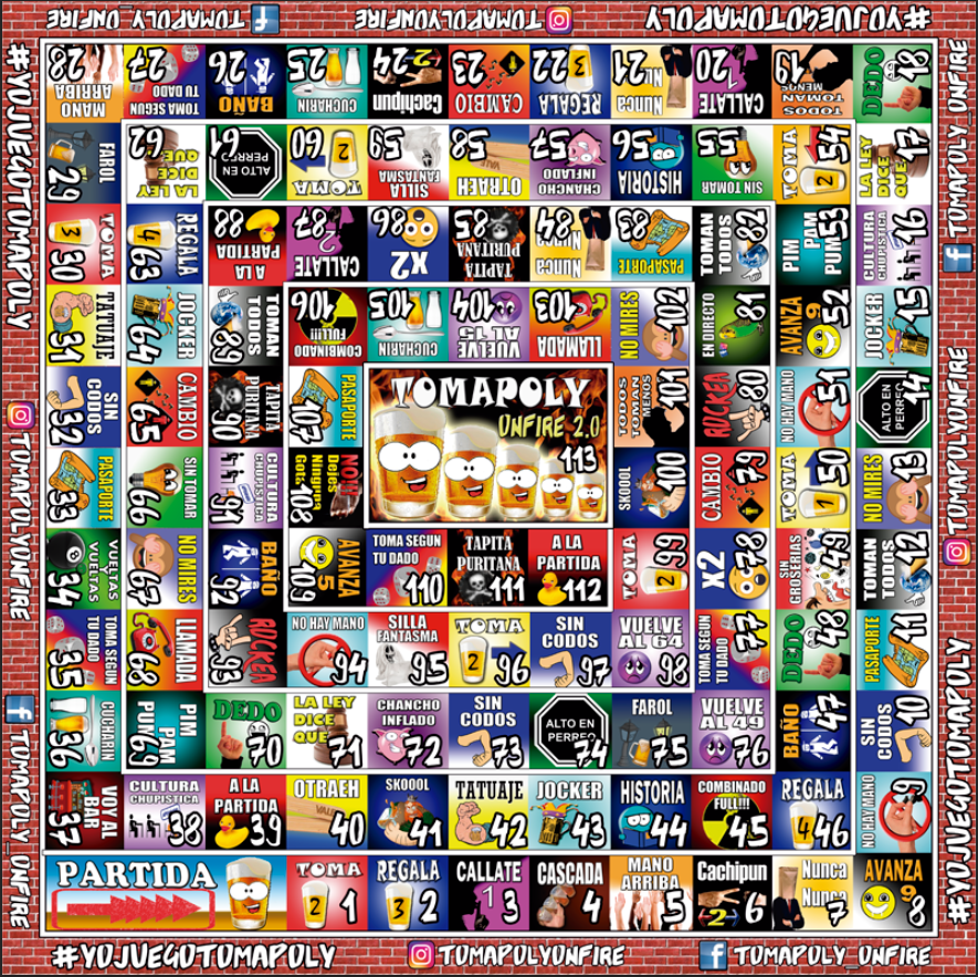 Tablero completo de Tomapoly