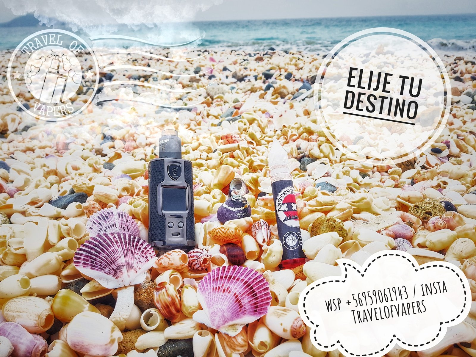 Publicidad creativa de Travel of Vapers