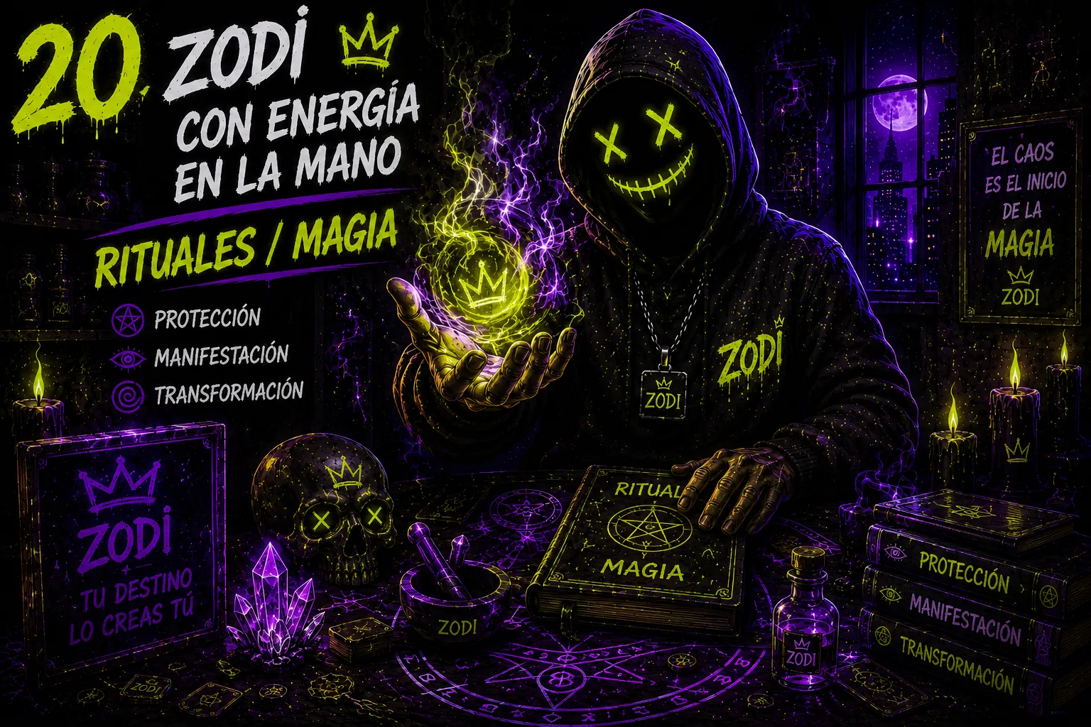 ZODI con energía en la mano